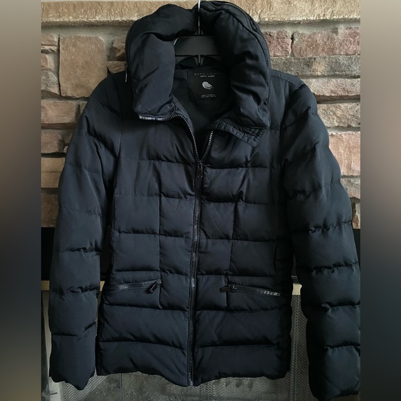 Zara Down Puffer Jacket - Picture 1 of 8